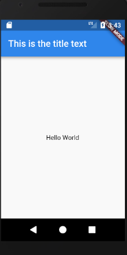 Stateless Widget